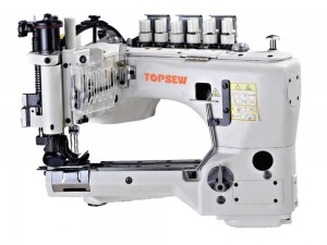 Wholesale Dealers of 1790a Electronic Computerized Straight Button Holer - High speed feed off-the arm Chainstitch machine TS-35800 – TOPSEW