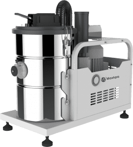 Three phase stationary type industrial vacuum cleaner