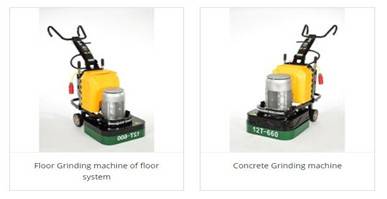 How does the high-speed polishing machine play its role in the concrete floor
