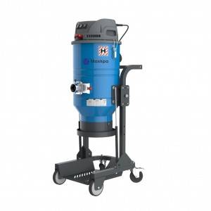 Three phase dust extractor intergrated with pre separator