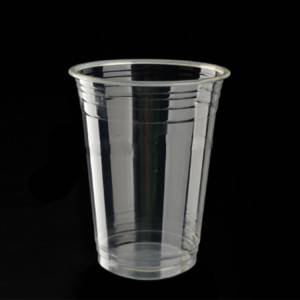 Transparent Biodegradable PLA Cup with Lid