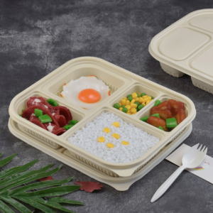 Disposable Biodegradable Corn Starch Food Containers