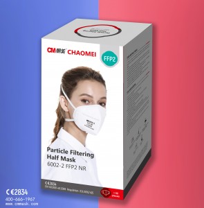 6002-2 CM Mask Particle Filtering Half Face Mask with CE FFP2 Disposable Dust Mask