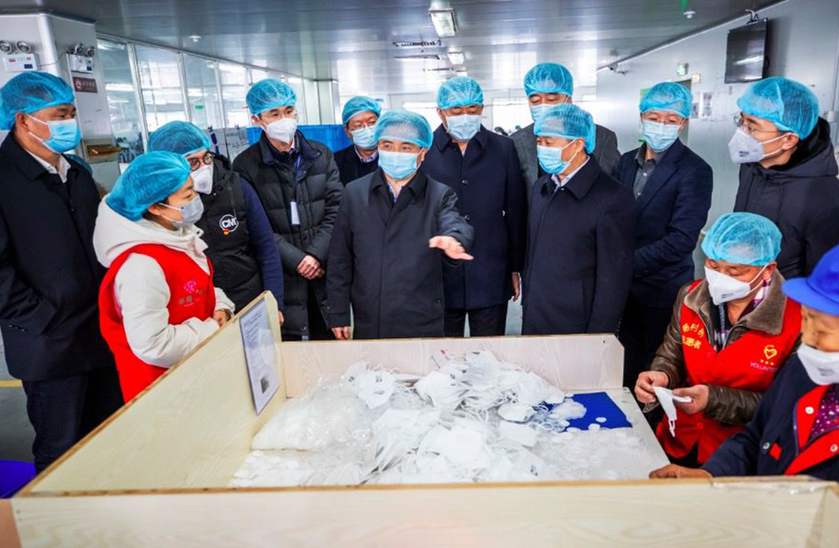 Zhou Jiangyong went to the Jiande mask manufacturer chaomeimask to investigate