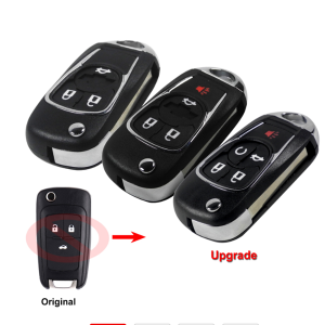 2/3/4/5 Buttons Modified Flip Remote Car Key Case For Chevrolet Cruze Epica Lova Camaro Impala Upgrade Styling