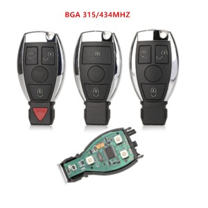 2/3 button car key 315mhz/434mhz BGA&NEC For Mercedes Benz A B C E S Class W203 W204 W205 W210 W211 W212 W221 W222 Smart Remote Key
