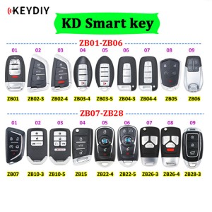 KD ZB Smart Key ZB01 ZB02 ZB03 ZB04 ZB05 ZB06 ZB10 ZB22 ZB26 ZB28 Keyless go Remote Car Key for KD KD-x2