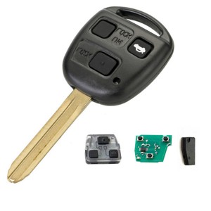2/3 Button Remote Car Key Fob 433MHz 4D67 Chip FCC ID:HYQ12BBT For Toyota Avensis Corolla Yaris Rav4