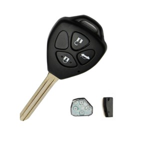 For Toyota corolla 2/3 button remote key with 315/433mhz 4D67 chip