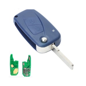 BLUE colour 2/3 Button Remote Key 434mhz pcf7946 id46 chip For Fiat Punto Ducato Stilo Panda