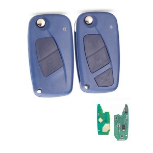BLUE colour 2/3 Button Remote Key 434mhz pcf7946 id46 chip For Fiat Punto Ducato Stilo Panda