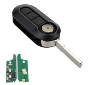 M.Marelli BSI System model 3 Buttons Remote Key Fob FSK PCF7946/PCF7946AT Chip 433MHz For Fiat 500 Grande Punto 2010-2017