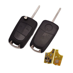 Car key 2 button remote control 434mhz PCF7946 chip HU100 blade For Opel Vectra Car Key