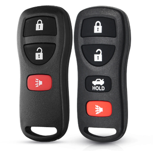 Remote Car Key Shell Fob 3/4 Buttons Keyless Entry For Nissan Altima Maxima 350Z Armada 2004 2005 2006 2007 2008 2009