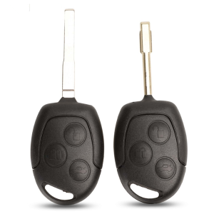 3 Button Remote Car Key Shell For Ford Mondeo Focus 2 3 Festiva Fiesta Transit Key Remote Case With FO21 HU101 Blade