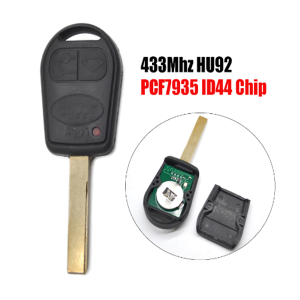L0070 3button remote car key 433Mhz HU92 key PCF7935 ID44 Chip For Landrover Range Rover L322 key fob Featured Image