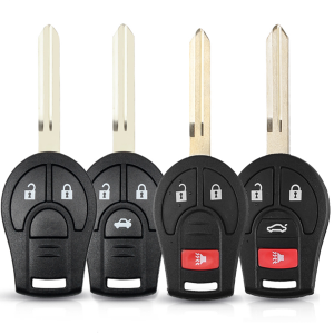 Case Fob Remote Key Shell 2/3/4 Buttons For Nissan Cube Qashqai Juke Suny Sylphy March Tiida Micra Remote Fob