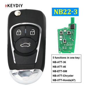 NB22-3 Multi-functional Universal Remote Control Car Key for KD900 KD900+ URG200 KD-X2 Mini KD (All Functions Chips in)
