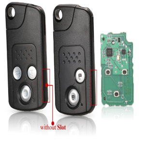 2/3 Buttons Remote Key Fob 433MHZ ID46 Chip For Honda CRV Accord Civic Odyssey Intelligent Smart Keyless Entry Control