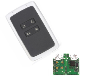 Smart Car Key 4 button keyless remote key 434mhz Hitag AES 4A chip for renault megane 4 Keyless car key