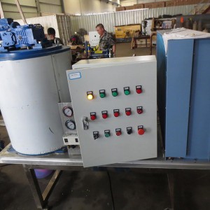 Machine professionnelle de fabrication de glace de flocon de la Chine 5t commerciale de la Chine avec le compresseur de Bitzer