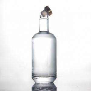 Extra white flint 750ml liquor bottles vodka spirits glass bottle