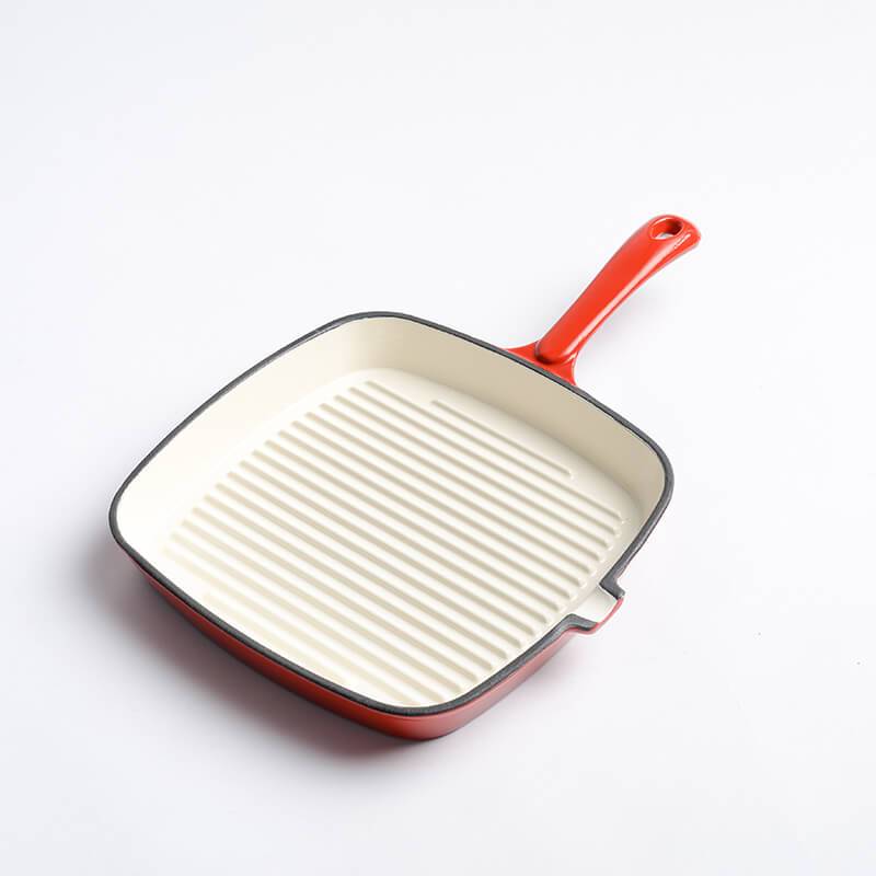 Cast Iron Enamel Fry Pan Featured Image