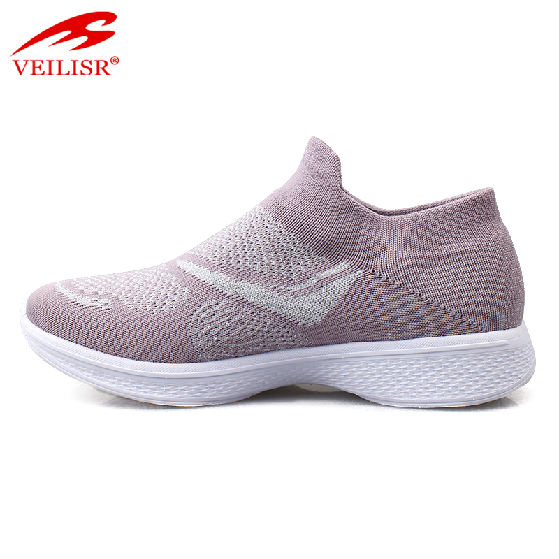 Zapatillas Hot sale Classical Latest design oem/odm knit fabric women fashion sneakers casual sport shoes