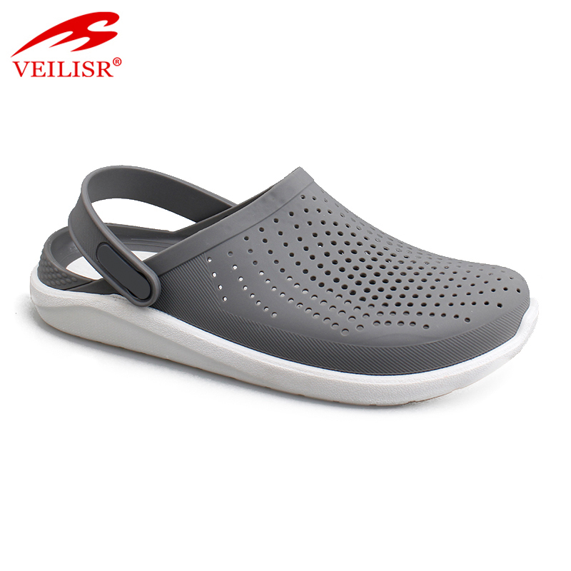 Famous Amazon Hot Selling Factory price Outdoor summer PVC Sabots men plastic garden sandals Clogs shoes