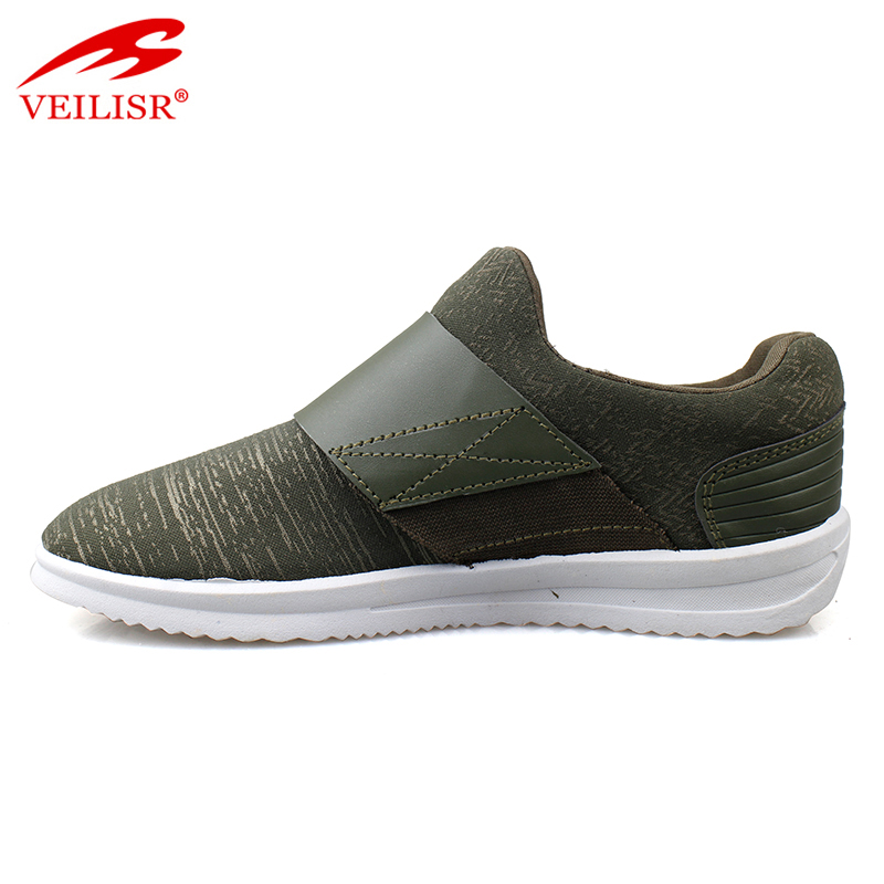 New fabric upper ladies slip on casual shoes fashion women sneakers