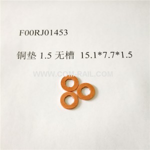 Common rail injector copper F00RJ01086 and injector washer F00RJ01453 for BOSCH injector