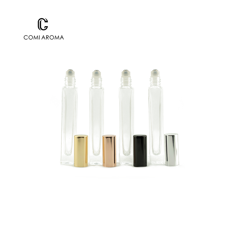 10ml Square Roll on Glass Bottle for Perfume Use Featured Image