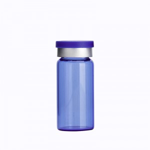 10ml Blue Homeopathic Glass Vials