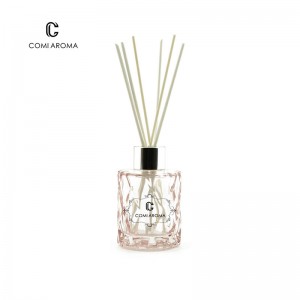 50ml Customized Reed Diffuser Glass Cosmetic Aroma Bottle with Rattan