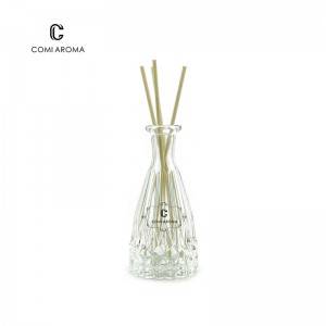 140ml Unique Shape Colored Aroma Glass Reed Diffuser Bottle