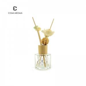 80ml Square Shape Glass Reed Diffuser Bottles