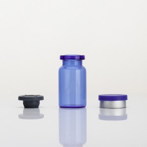7ml Blue Glass Vials with Stopper