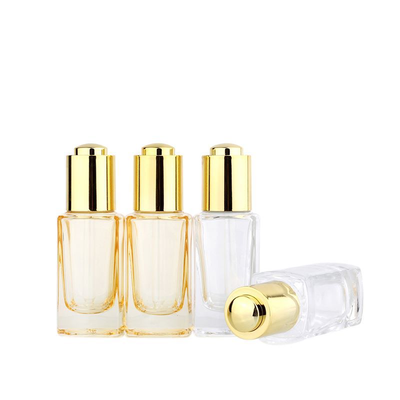 30ml Square Glass Bottle With DIP TUBE DROPPER Featured Image