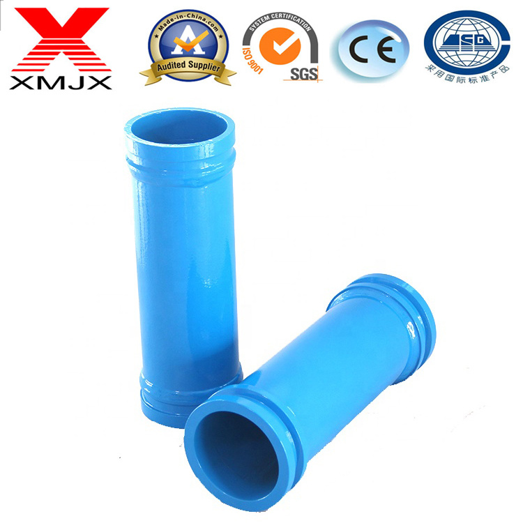 Long Working Life Concrete Pump Twin Wall Pipe Straight Pipe