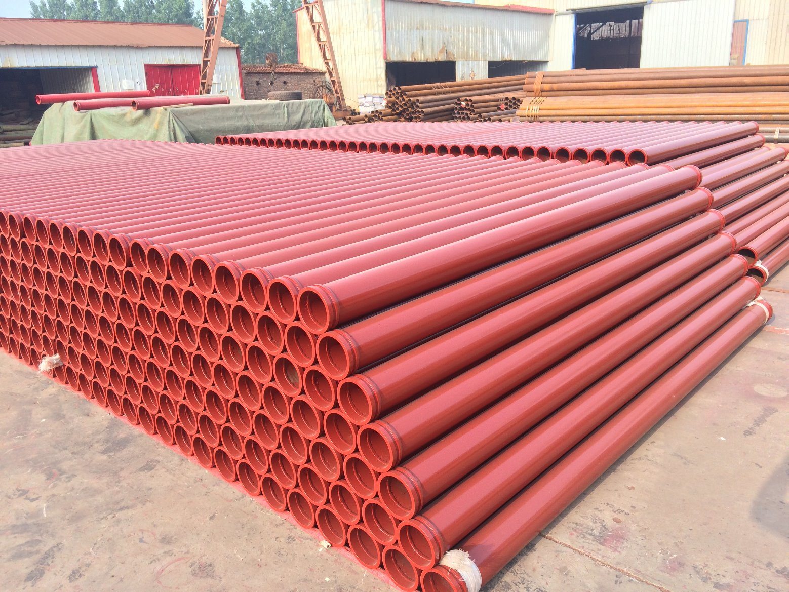 Twin Wall Boom Pipe for Concrete Pump Works in Covid19 Time