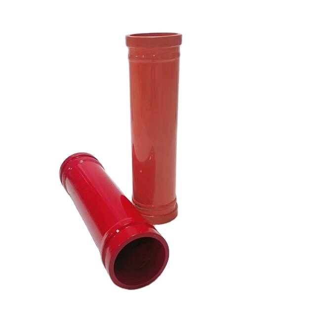 China Factory 7.7mm Hardened Collar Double Wall Concrete Pump Pipe