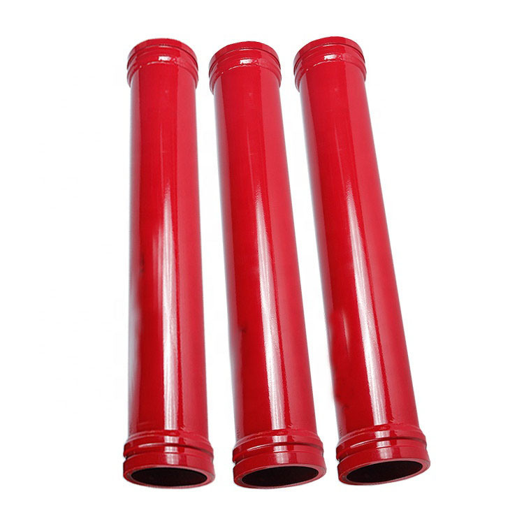 Twin Wall Red Paint Concrete Pump Pipe for Schwing Pm
