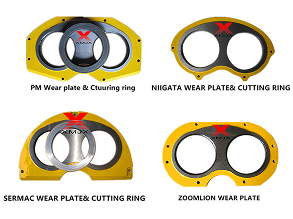 Trailer-Mounted Concrete Pump Parts Wear Plate & Cuting Ring