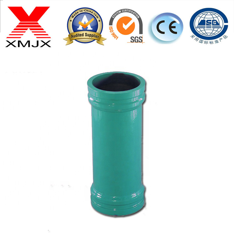 Double Wall Concrete Pump Pipe DN112 3m Seamless Twin Pipe
