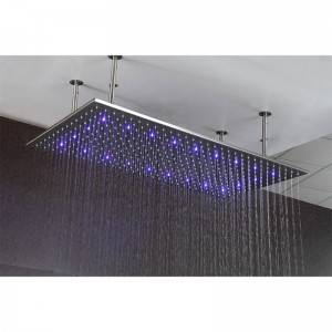 Large size rectangular shower head LED light include or exlude