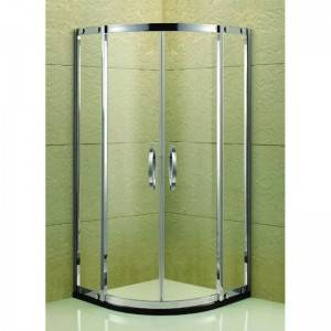 Sliding quadrant shape shower room shower cabin stainless steel