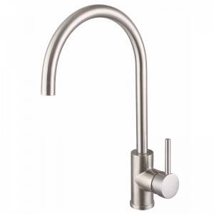 kitchen faucet of stainless steel