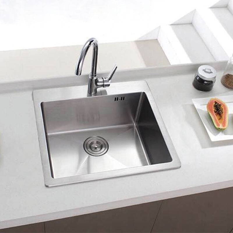 single bowl welding kitchen sink of stainless steel Featured Image