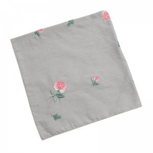 High quality  Handkerchief Colored Embroidered Square Hanky Ladies Handkerchief  513500