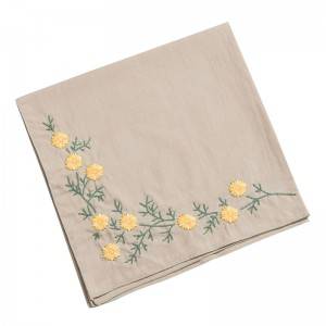 High quality  Handkerchief Colored Embroidered Square Hanky Ladies Handkerchief  513503
